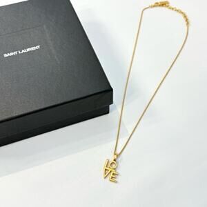 YVES SAINT LAURENT Gold Love Necklace